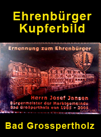                     Kupferbild                                Gemeindewappen                     Marktgemeinde    Bad Großpertholz  Grosspertholz                                                                                         Ehrenbürger                        jedes Bild ein "Unikat"
 Kupferrelief  Handarbeit