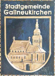 Gallneukirchen   Gemeindewappen Kupferbild 