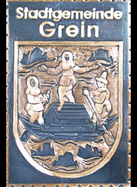               Gemeindewappen                                 
Gemeinde Stadtgemeinde
Grein 
 Dornach Grein Greinburg Herdmann Lehen Lettental Oberbergen Panholz Ufer Wrzenberg 
             
bezirk  Perg            
     
     
                             
  Oberösterreich 
                   
	                 
	Kupferbild                          jedes Bild ein "Unikat"
 Kupferrelief  Handarbeit