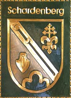 Schardnberg   Gemeindewappen Kupferbild 